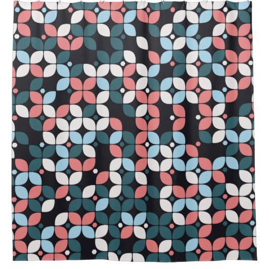 geometric seamless pattern designgeometric,texture duschvorhang (Vorderseite)