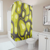 Geometric seamless pattern from spots. Abstract ca Duschvorhang (Beispiel)