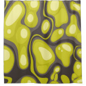 Geometric seamless pattern from spots. Abstract ca Duschvorhang (Vorderseite)