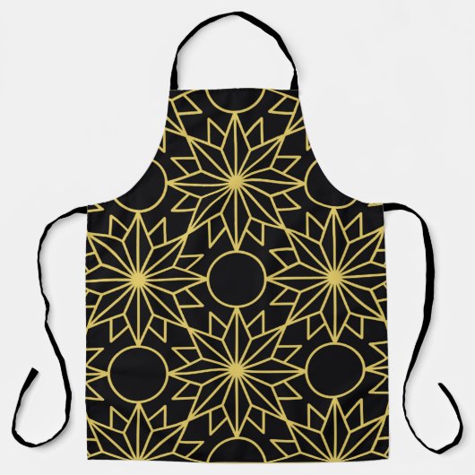 Geometric seamless pattern with stylized golden wi schürze (Vorderseite)