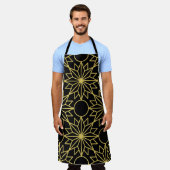 Geometric seamless pattern with stylized golden wi schürze (Getragen)