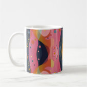 Geometric Shapes and Vibrant Colors Wall Art Print Kaffeetasse (Links)