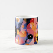Geometric Shapes and Vibrant Colors Wall Art Print Kaffeetasse (Mittel)
