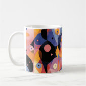 Geometric Shapes and Vibrant Colors Wall Art Print Kaffeetasse (Links)