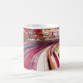 Geometric Shapes and Vibrant Colors Wall Art Print Kaffeetasse (Mittel)