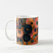 Geometric Shapes and Vibrant Colors Wall Art Print Kaffeetasse (Links)