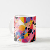 Geometric Shapes and Vibrant Colors Wall Art Print Kaffeetasse (Vorderseite Links)