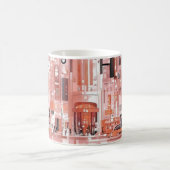 Geometric Shapes and Vibrant Colors Wall Art Print Kaffeetasse (Mittel)