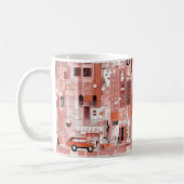 Geometric Shapes and Vibrant Colors Wall Art Print Kaffeetasse (Links)