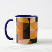 Geometric Shapes and Vibrant Colors Wall Art Print Tasse (Links)