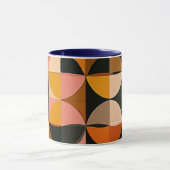 Geometric Shapes and Vibrant Colors Wall Art Print Tasse (Zentrum)