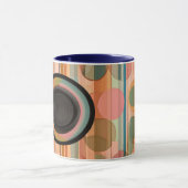 Geometric Shapes and Vibrant Colors Wall Art Print Tasse (Zentrum)