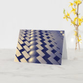 Geometric Shapes of Gold Karte (Gelbe Blume)