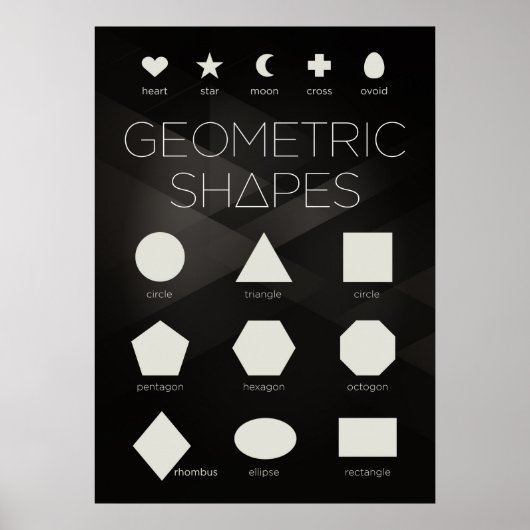 Geometric Shapes Poster (Vorne)