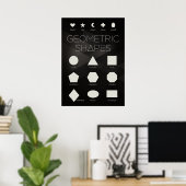 Geometric Shapes Poster (Heimbüro)