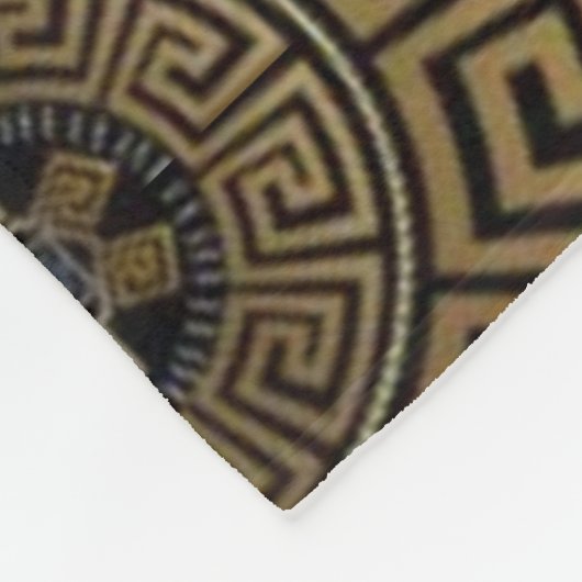Geometric Sicilian Trinacria Fleecedecke (Ecke)