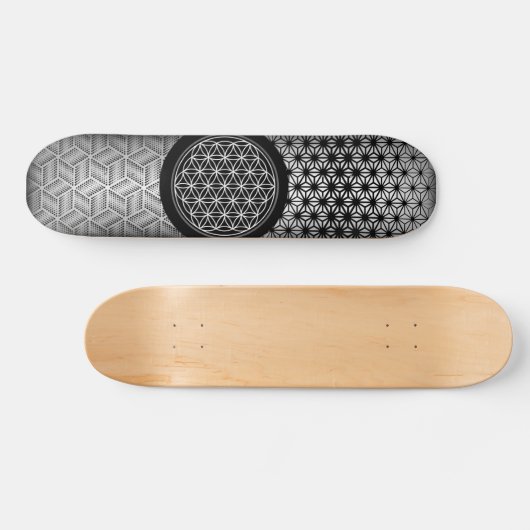 geometric SkateAbsage Skateboard (Horizontal)
