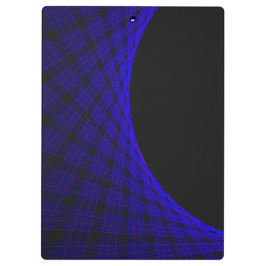 Geometric Space Carpet Clipboard Klemmbrett (Rückseite)