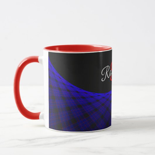 Geometric Space Carpet Coffee Mug Tasse (Links)