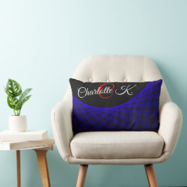Geometric Space Carpet Throw Pillow Lendenkissen