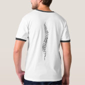 Geometric Spine Chiropraktik T-Shirt (Rückseite)