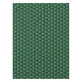 Geometric St Patricks day Celtic Triskele Kleeblat Tischdecke (Vorderseite)