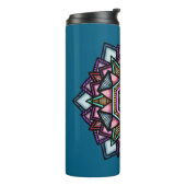 Geometric Star Mandela Thermosbecher (Nach links gedreht)