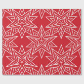 Geometric stars, vintage seamless pattern, chris geschenkpapier (Flach)