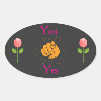  geometric sticker, pink green sticker, modern pat ovaler aufkleber