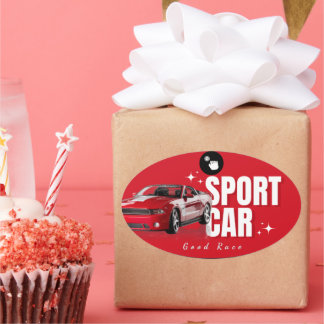  geometric sticker, pink green sticker, modern pat ovaler aufkleber