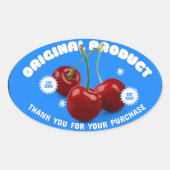  geometric sticker, pink green sticker, modern pat ovaler aufkleber (Vorderseite)