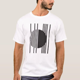 Geometric Striped Orbit T-Shirt