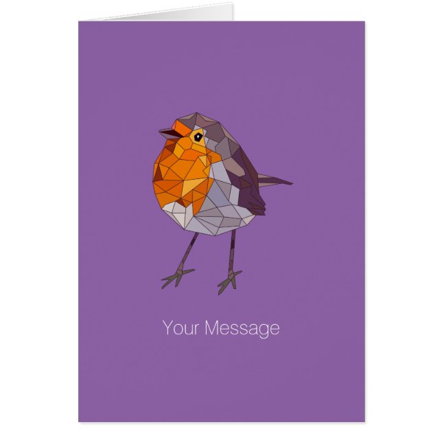 Geometric Style Red Robin (Vorne)