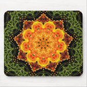 Geometric Sunflower Mandala Mousepad (Vorne)