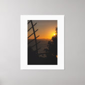 Geometric Sunset Leinwanddruck (Vorderseite)