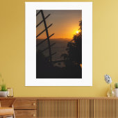 Geometric Sunset Leinwanddruck (Insitu (Wohnzimmer))