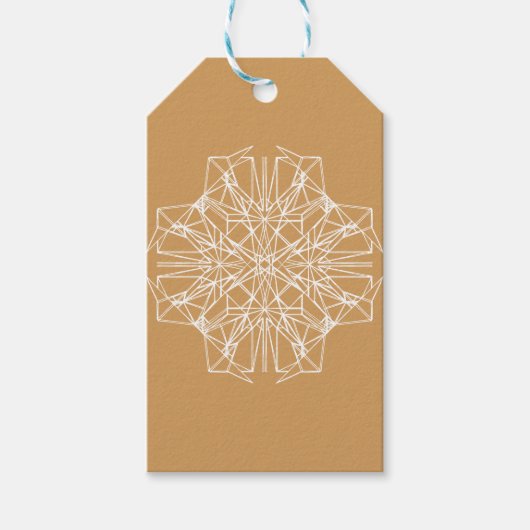 Geometric Symmetry Geschenkanhänger (Vorderseite)