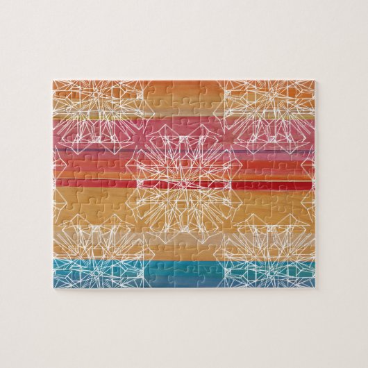 Geometric Symmetry Puzzle (Horizontal)