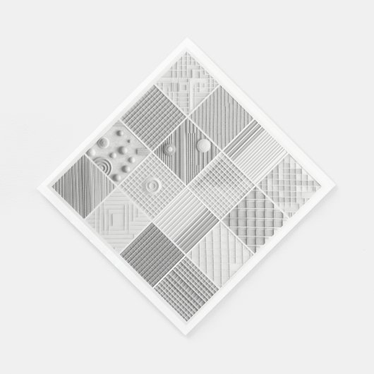 Geometric Texture Grid  Serviette (Ecke)