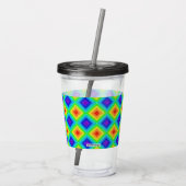Geometric Topography - Acrylic Tumbler Acryltrinkbecher (Rückseite)