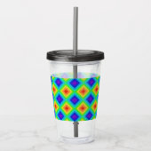 Geometric Topography - Acrylic Tumbler Acryltrinkbecher (Vorderseite)