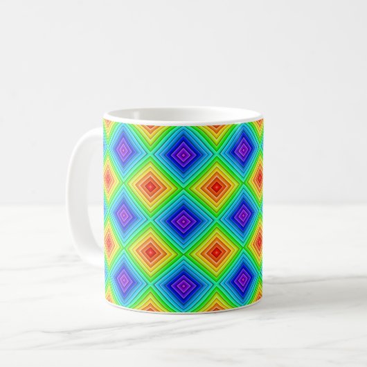 Geometric Topography - Classic Mug Kaffeetasse (Vorderseite Links)