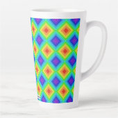 Geometric Topography - Latte Mug Milchtasse (Rechts)