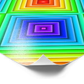 Geometric Topography (pattern) - Photo Print Fotodruck (Ecke)