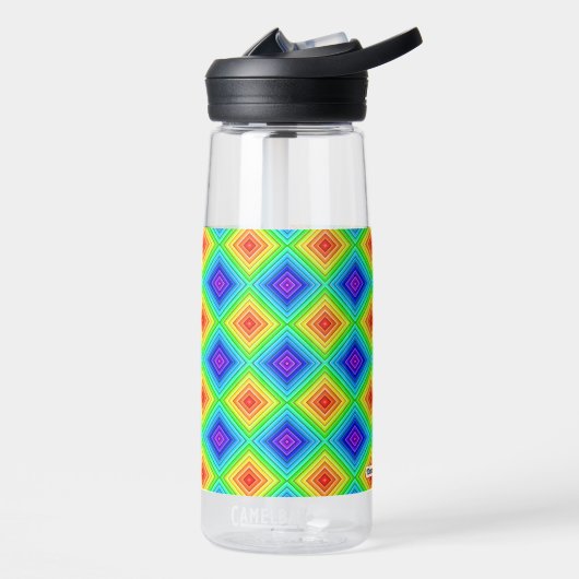 Geometric Topography - Water Bottle Trinkflasche (Links)