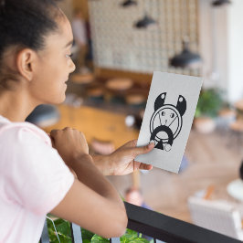 Geometric Tora Tiger Post-it Klebezettel