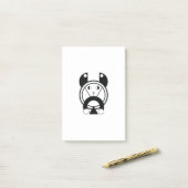 Geometric Tora Tiger Post-it Klebezettel (Auf Schreibtisch)