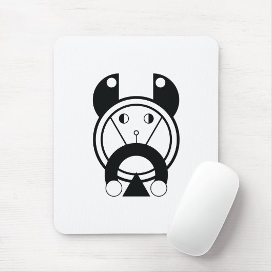 Geometric Tora Tiger Zodiac Mousepad (Mit Mouse)
