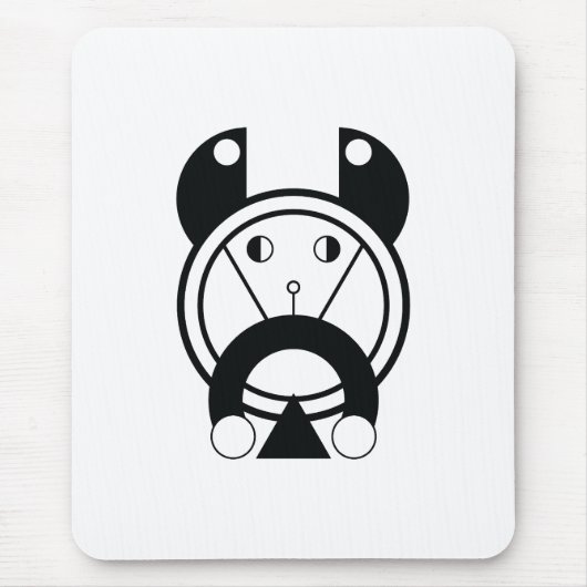 Geometric Tora Tiger Zodiac Mousepad (Vorne)