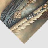 Geometric Tribal Pots & Arrows Decoupage Seidenpapier (Ausschnitt)